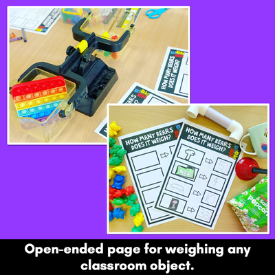 Mass Activities Kindergarten | Teddy Bear Weighing
