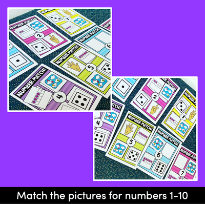 NUMBER MATCH ACTIVITY | Numbers 1-10