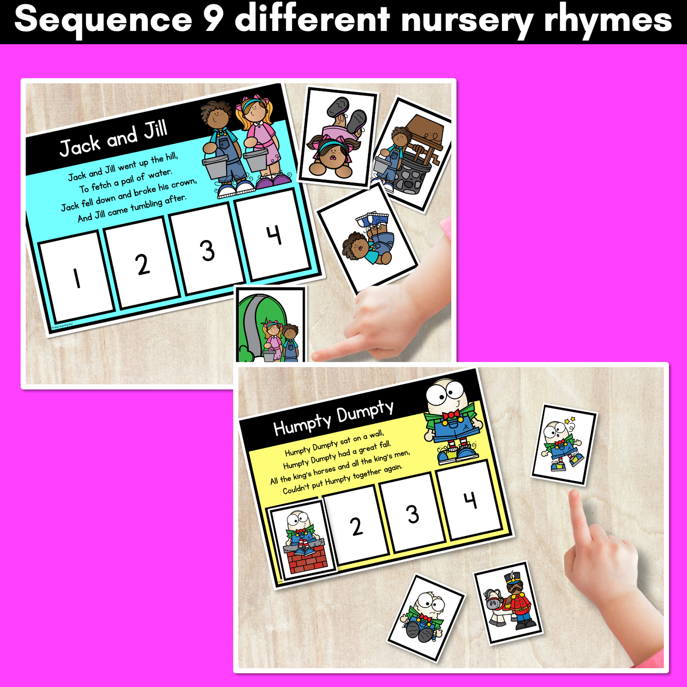 Nursery Rhyme Sequencing Mats
