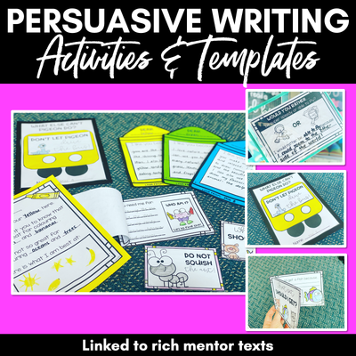Persuasive Writing Activites & Templates