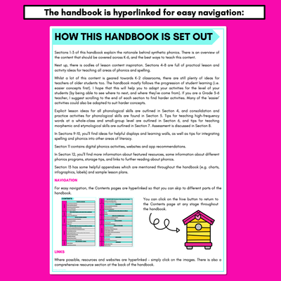 Phonics & Beeyond - The complete FREE Phonics Handbook for Educators