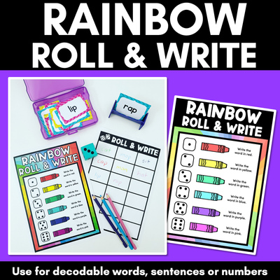 Rainbow Roll & Write
