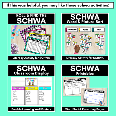 Schwa PowerPoint Lesson Slides