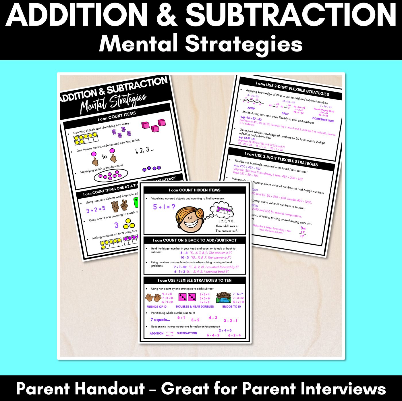 Mental Addition and Subtraction Strategies Overview