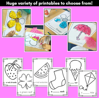 Colour Activities and Printables- Kindergarten Colour Worksheets