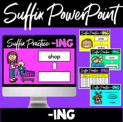 Adding ING | Suffix Rule PowerPoint