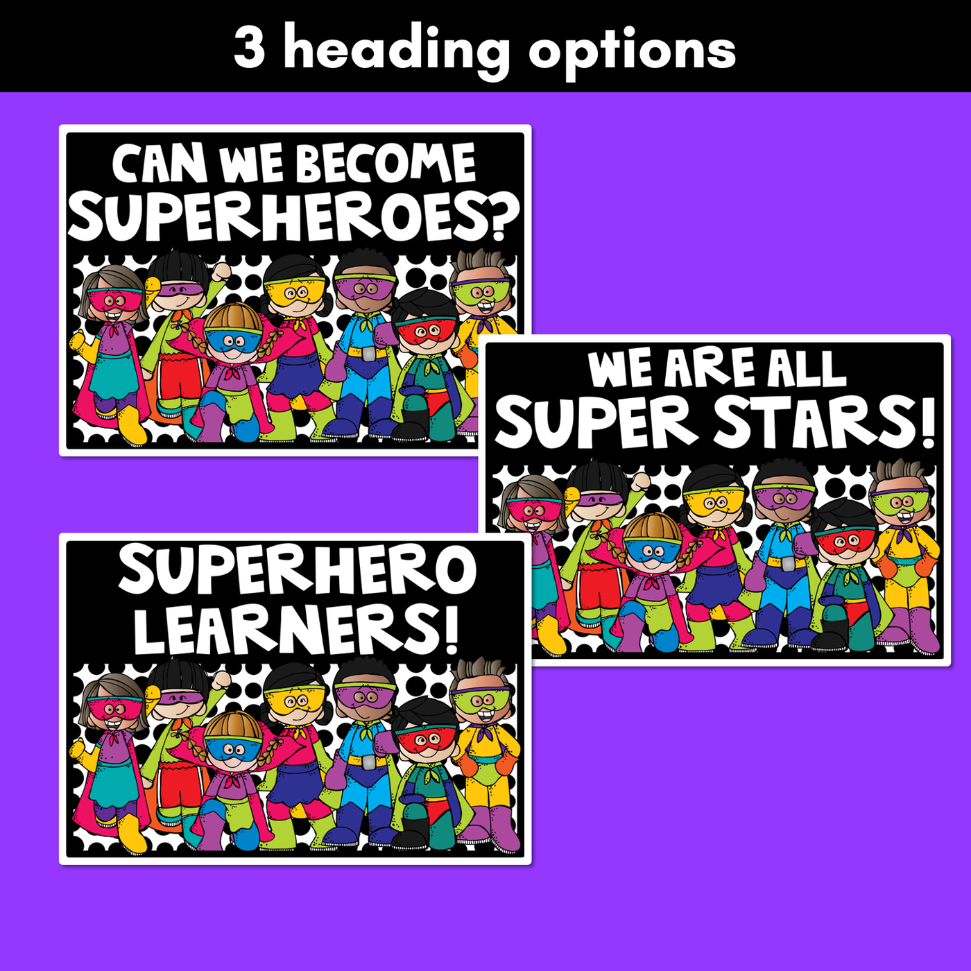 SUPERHERO THEME Behaviour Chart