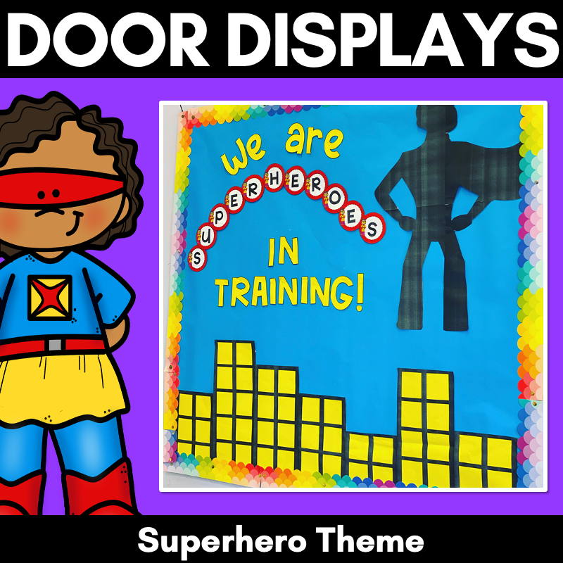 SUPERHERO THEME Door Displays