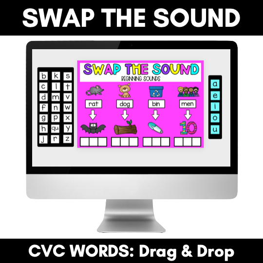 CVC DIGITAL ACTIVITY | Swap the Sound PowerPoint