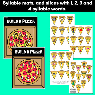 Syllables Game | Build A Pizza