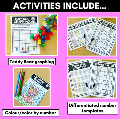 Teddy Bear's Picnic Pack - Worksheets, Activities & Printables