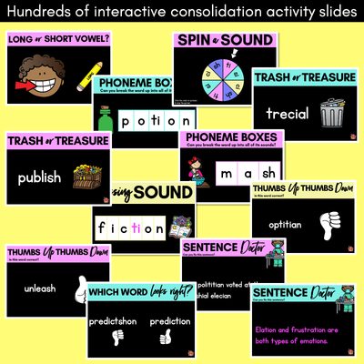 Consonant Sound SH PowerPoint | SH TI CI SI