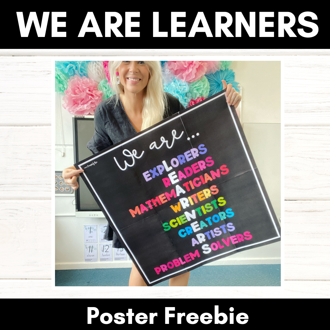 We are Learners Classroom Poster