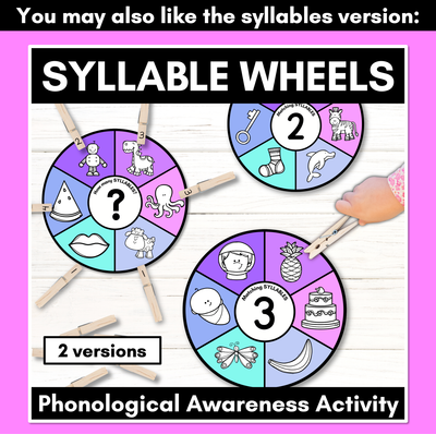 Rhyming Wheels | Phonological Awareness