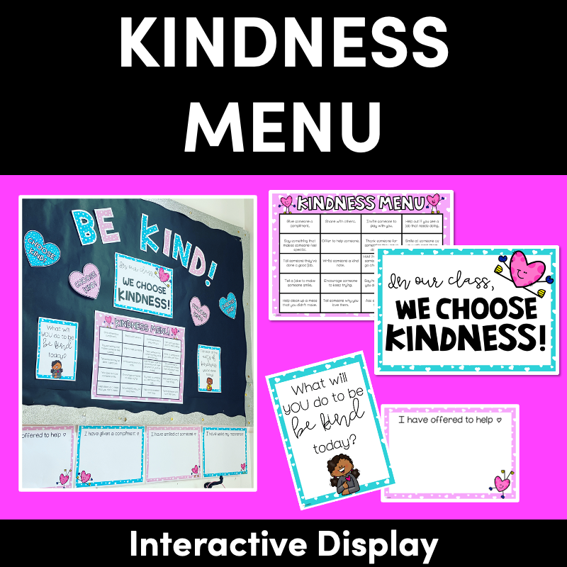 Interactive Kindness Display - Kindness Activities for the Classroom