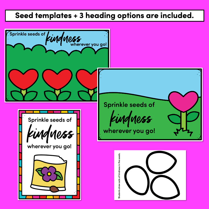 Kindness Seeds - Kindness Activity for the Classroom
