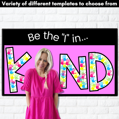 Kindness Digital Display: Be the I in KIND - Kindness Activities for the Classroom