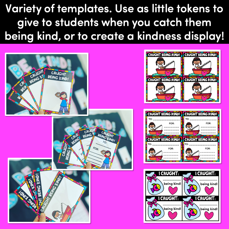 Caught Being Kind Display - Kindness Activities for the Classroom
