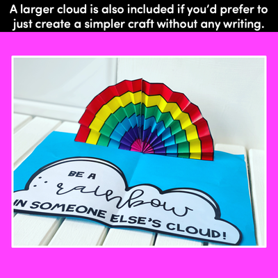 Be A Rainbow in Someone's Cloud CRAFTIVITY
